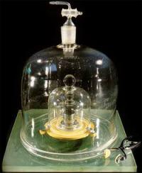 The official kilogram. Credit: BIPM